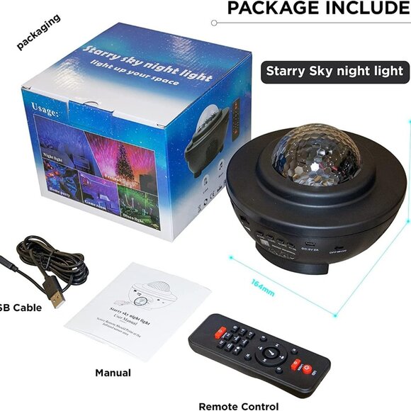 High Quality Galaxy Projector Sky Star Starry Night Lights  Starlight Projector - Picture 3 of 11
